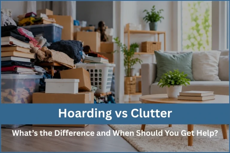 Hoarding vs Clutter banner